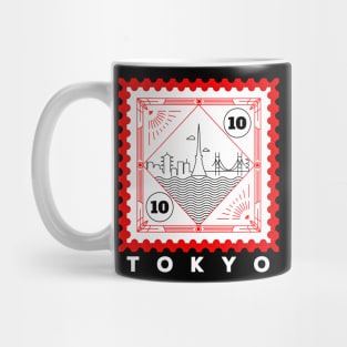 Tokyo Stamp Design Mug